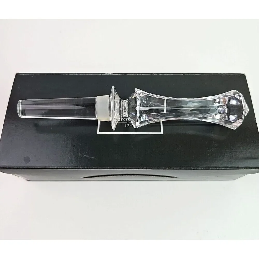 Villeroy & Boch Crystal Glass Wine Bottle Stopper In Box
